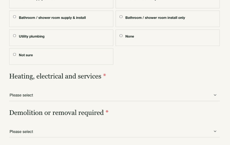 Initial cost guide screen 4